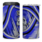 Bulldogs Rugby Mascot 4 in 1 Can Cooler Tumbler Fierce Athlete Graphic in Sports Style
