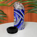 Bulldogs Rugby Mascot 4 in 1 Can Cooler Tumbler Fierce Athlete Graphic in Sports Style