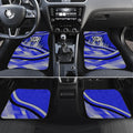 Bulldogs Rugby Mascot Car Mats Fierce Athlete Graphic in Sports Style