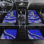 Bulldogs Rugby Mascot Car Mats Fierce Athlete Graphic in Sports Style