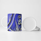 Bulldogs Rugby Mascot Ceramic Mug Fierce Athlete Graphic in Sports Style