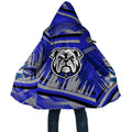 Bulldogs Rugby Mascot Cloak Fierce Athlete Graphic in Sports Style
