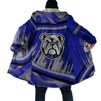 Bulldogs Rugby Mascot Cloak Fierce Athlete Graphic in Sports Style