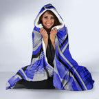 Bulldogs Rugby Mascot Hooded Blanket Fierce Athlete Graphic in Sports Style