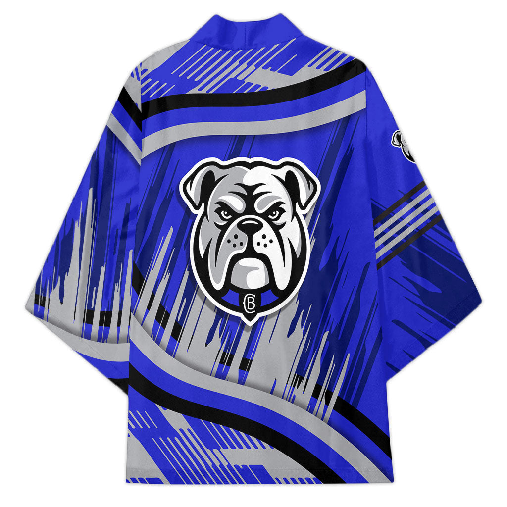 Bulldogs Rugby Mascot Kimono Fierce Athlete Graphic in Sports Style