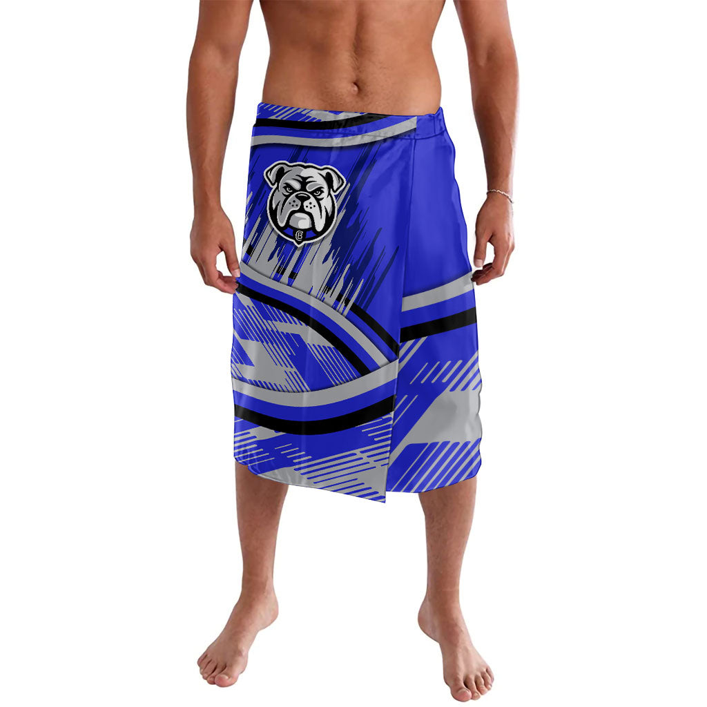 Bulldogs Rugby Mascot Lavalava Fierce Athlete Graphic in Sports Style
