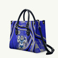 Bulldogs Rugby Mascot Leather Bag Fierce Athlete Graphic in Sports Style