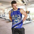 Bulldogs Rugby Mascot Men Tank Top Fierce Athlete Graphic in Sports Style