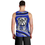 Bulldogs Rugby Mascot Men Tank Top Fierce Athlete Graphic in Sports Style