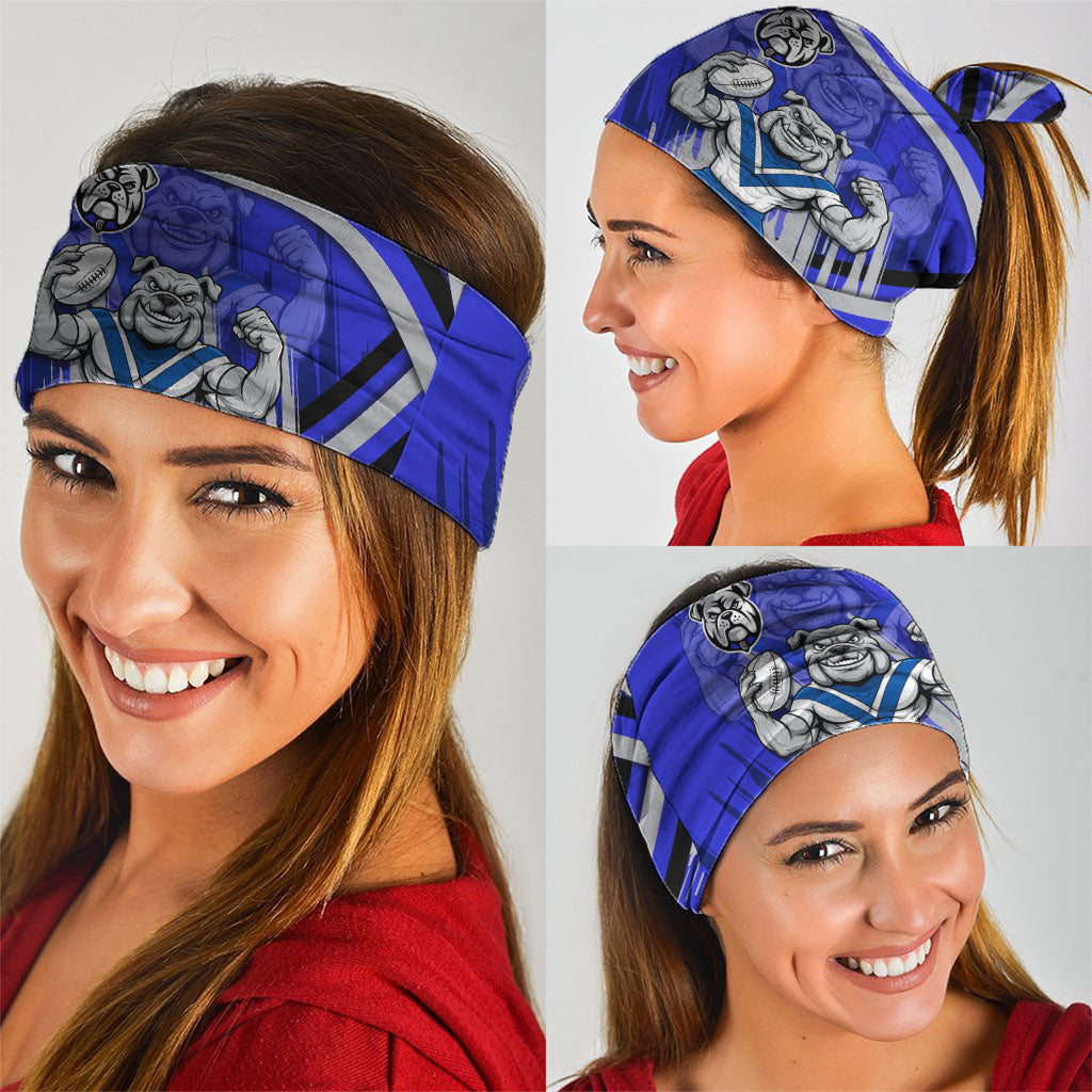 Bulldogs Rugby Mascot Neck Gaiter Fierce Athlete Graphic in Sports Style