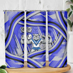 Bulldogs Rugby Mascot Skinny Tumbler Fierce Athlete Graphic in Sports Style