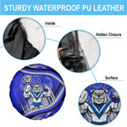 Bulldogs Rugby Mascot Spare Tire Cover Fierce Athlete Graphic in Sports Style