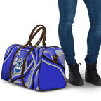 Bulldogs Rugby Mascot Travel Bag Fierce Athlete Graphic in Sports Style