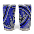 Bulldogs Rugby Mascot Tumbler Cup Fierce Athlete Graphic in Sports Style