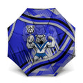 Bulldogs Rugby Mascot Umbrella Fierce Athlete Graphic in Sports Style