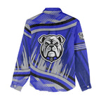 Bulldogs Rugby Mascot Women Casual Shirt Fierce Athlete Graphic in Sports Style
