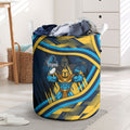 Titans Rugby Mascot Laundry Basket Fierce Athlete Graphic in Sports Style