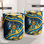 Titans Rugby Mascot Laundry Basket Fierce Athlete Graphic in Sports Style