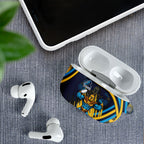 Titans Rugby Mascot AirPods Case Fierce Athlete Graphic in Sports Style