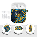 Titans Rugby Mascot AirPods Case Fierce Athlete Graphic in Sports Style