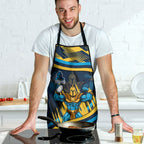 Titans Rugby Mascot Apron Fierce Athlete Graphic in Sports Style