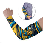 Titans Rugby Mascot Arm Sleeves Fierce Athlete Graphic in Sports Style