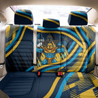 Titans Rugby Mascot Back Car Seat Cover Fierce Athlete Graphic in Sports Style