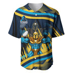 Titans Rugby Mascot Baseball Jersey Fierce Athlete Graphic in Sports Style
