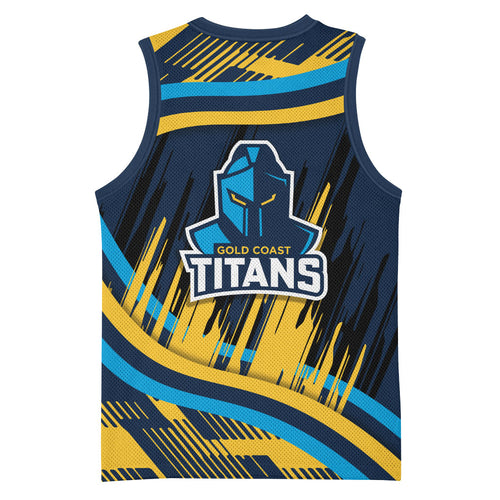 Titans Rugby Mascot Basketball Jersey Fierce Athlete Graphic in Sports Style