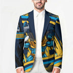 Titans Rugby Mascot Blazer Fierce Athlete Graphic in Sports Style