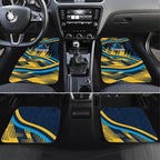 Titans Rugby Mascot Car Mats Fierce Athlete Graphic in Sports Style