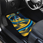 Titans Rugby Mascot Car Mats Fierce Athlete Graphic in Sports Style
