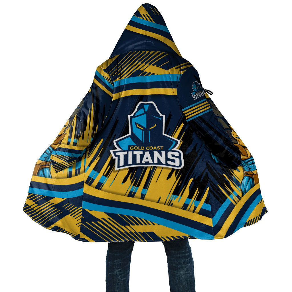 Titans Rugby Mascot Cloak Fierce Athlete Graphic in Sports Style