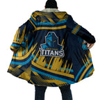 Titans Rugby Mascot Cloak Fierce Athlete Graphic in Sports Style