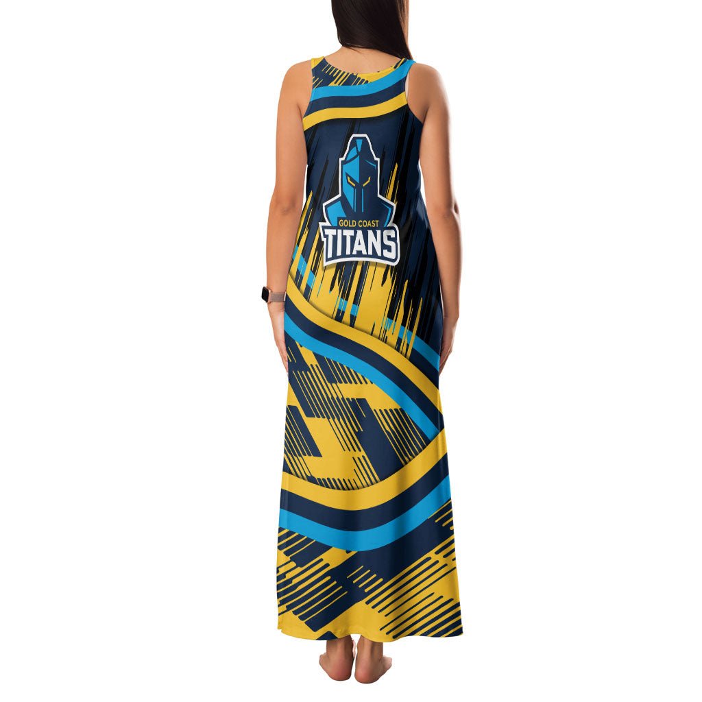 Titans Rugby Mascot Family Matching Tank Maxi Dress and Hawaiian Shirt Fierce Athlete Graphic in Sports Style