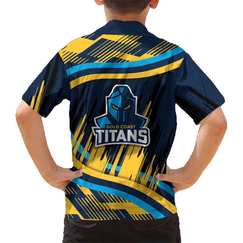 Titans Rugby Mascot Hawaiian Shirt Fierce Athlete Graphic in Sports Style