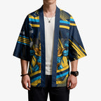 Titans Rugby Mascot Kimono Fierce Athlete Graphic in Sports Style