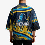 Titans Rugby Mascot Kimono Fierce Athlete Graphic in Sports Style
