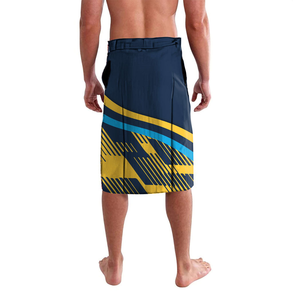 Titans Rugby Mascot Lavalava Fierce Athlete Graphic in Sports Style