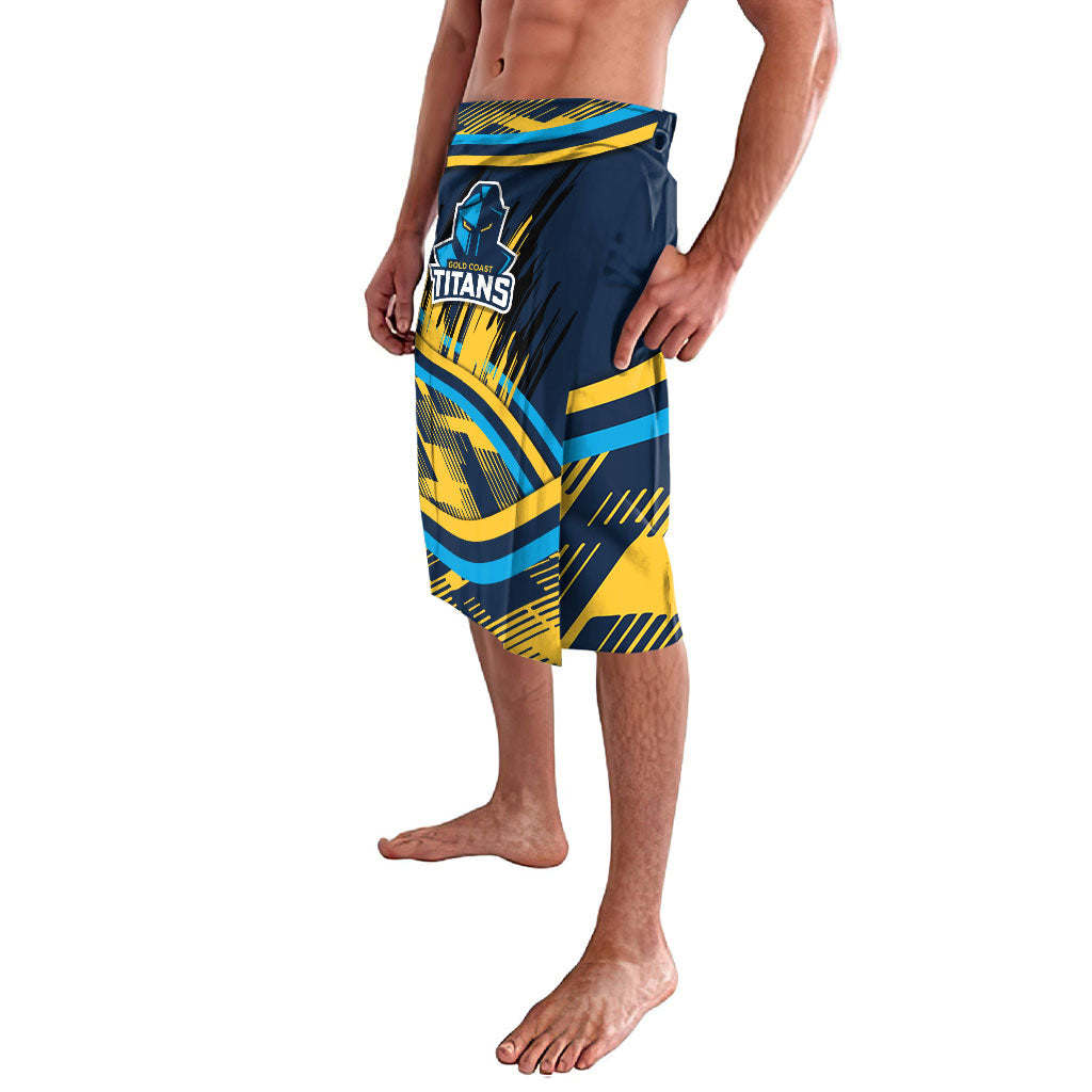 Titans Rugby Mascot Lavalava Fierce Athlete Graphic in Sports Style