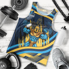 Titans Rugby Mascot Men Tank Top Fierce Athlete Graphic in Sports Style