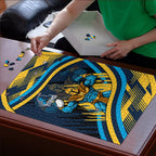 Titans Rugby Mascot Puzzle Fierce Athlete Graphic in Sports Style