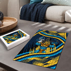 Titans Rugby Mascot Puzzle Fierce Athlete Graphic in Sports Style