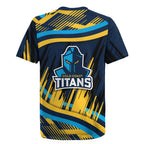 Titans Rugby Mascot Rugby Jersey Fierce Athlete Graphic in Sports Style