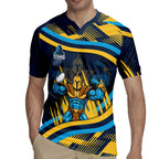 Titans Rugby Mascot Rugby Jersey Fierce Athlete Graphic in Sports Style