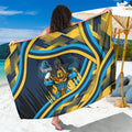 Titans Rugby Mascot Sarong Fierce Athlete Graphic in Sports Style