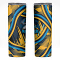 Titans Rugby Mascot Skinny Tumbler Fierce Athlete Graphic in Sports Style