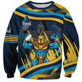 Titans Rugby Mascot Sweatshirt Fierce Athlete Graphic in Sports Style