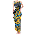 Titans Rugby Mascot Tank Maxi Dress Fierce Athlete Graphic in Sports Style