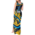 Titans Rugby Mascot Tank Maxi Dress Fierce Athlete Graphic in Sports Style
